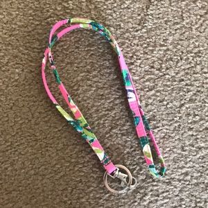 Vera Bradley key lanyard